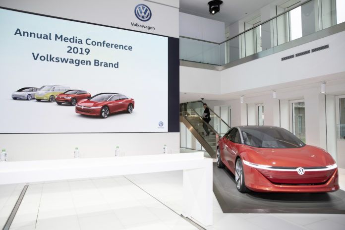 Conferencia de prensa anual del Grupo Volkswagen. 2019