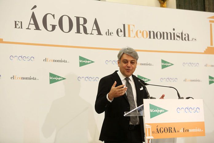Luca de Meo Luca de Meo durante su intervención en el ciclo de conferencias Ágora que elEconomista ha organizado en Madrid.