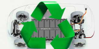 Reciclado de baterías de los VE de Volkswagen