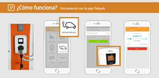 La app Telpark es pionera en el pago de la recarga en aparcamientos.