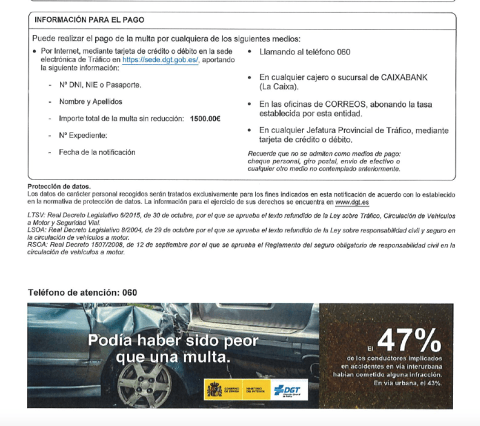 Así Son Las Nuevas Multas De Tráfico Que Prepara La Dgt A Color Y Con Más Información 4339