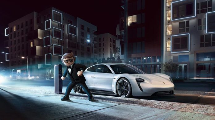 Rex Dasher, el agente secreto que conduce un Porsche Mission E en el film de animación 