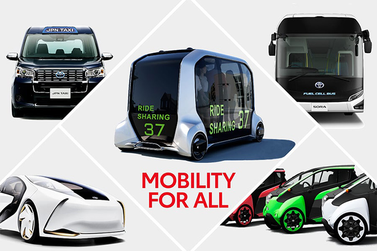 Con sus diferentes sistemas de transporte, Toyota asegurará una movilidad segura y accesible durante los Juegos Olímpicos de Tokio 2020.