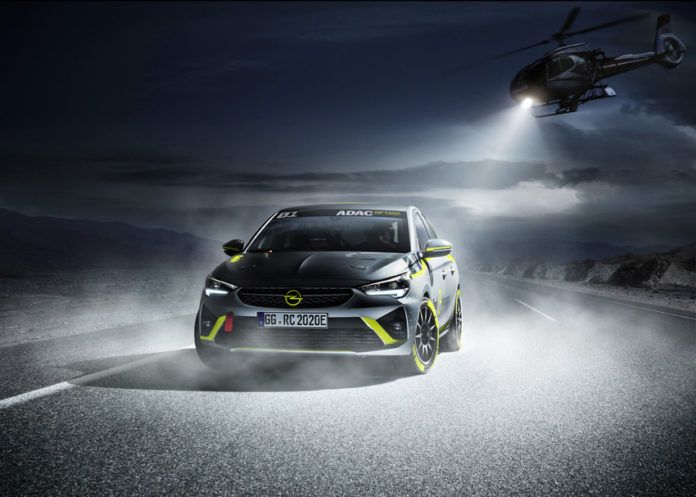Opel Corsa-e Rally Concept. El coche que competirá en la ADAC Opel e-Rally.