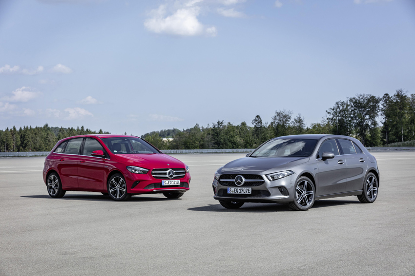 Nuevos modelos Mercedes EQ Power, híbridos enchufables, Clase A y Clase B.
