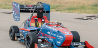 Vehículo Formula Student 2019 de UPM Racing.