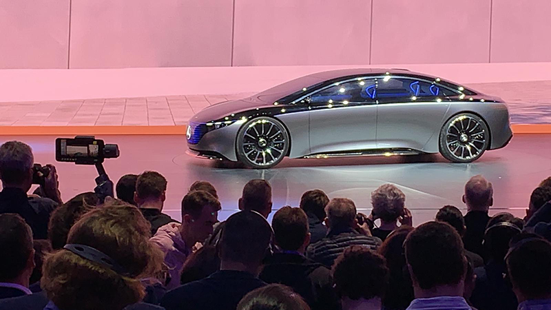 Mercedes Vision EQS. IAA, Frankfurt 2019.