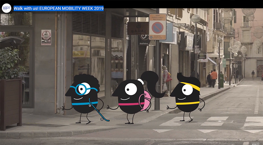 La Semana Europea de la Movilidad 2019 tiene el lema: "Camina con nosotros".