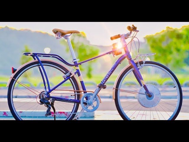 E-rim convierte cualquier bicicleta en eléctrica sustituyendo sólo la rueda delantera y por poco dinero