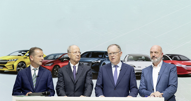 Conferencia de prensa del Grupo Volkswagen