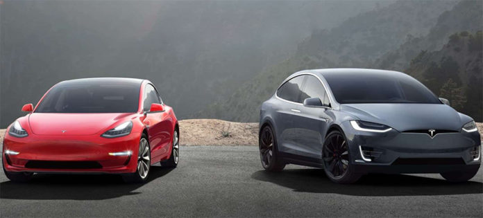 Tesla Model 3 y Model X.