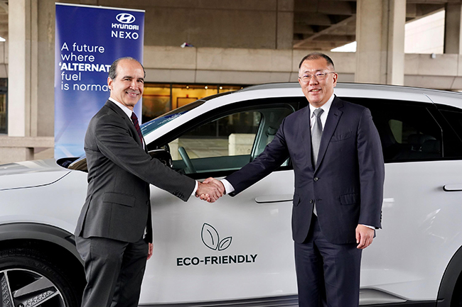 El DOE y Hyundai Motor firman el acuerdo para desarrollar el hidrógeno.