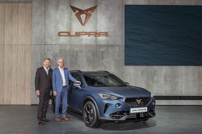 Videoconferencia de SEAT y CUPRA. Carsten Isensee, dcha, y Wayne Griffiths.