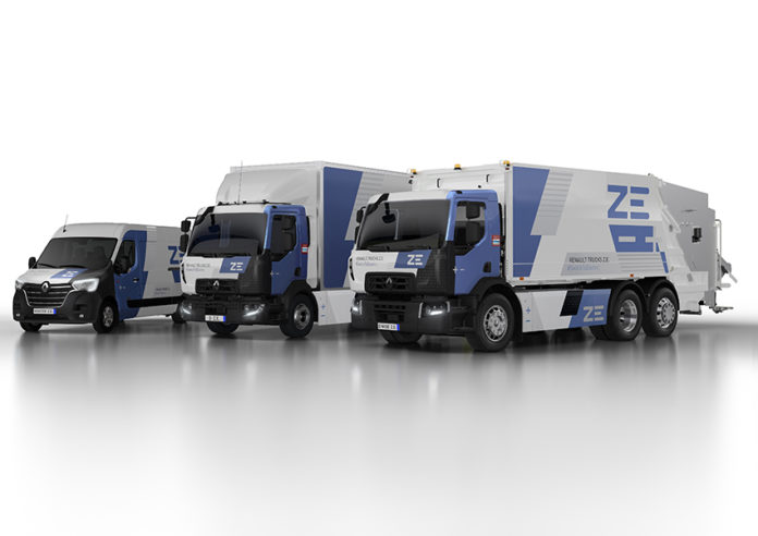 Nueva gama de camiones eléctricos de Renault Trucks.