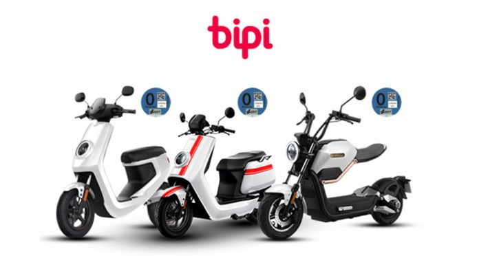 Bipi, la startup española, ahora ofrece también motos eléctricas.