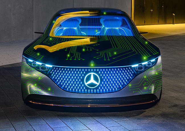 Los nuevos modelos de Mercedes irán incorporando tecnología avanzada de conducción autónoma.