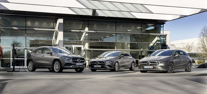 Drei neue Plug-in-Hybridmodelle komplettieren die Mercedes-Benz Kompaktwagen-Familie: CLA Coupé, CLA Shooting Brake und GLA jetzt mit EQ PowerThree new plug-in hybrid models complete the Mercedes-Benz compact-car family: CLA Coupé, CLA Shooting Brake Mercedes-Benz GLA y CLA 250 e.