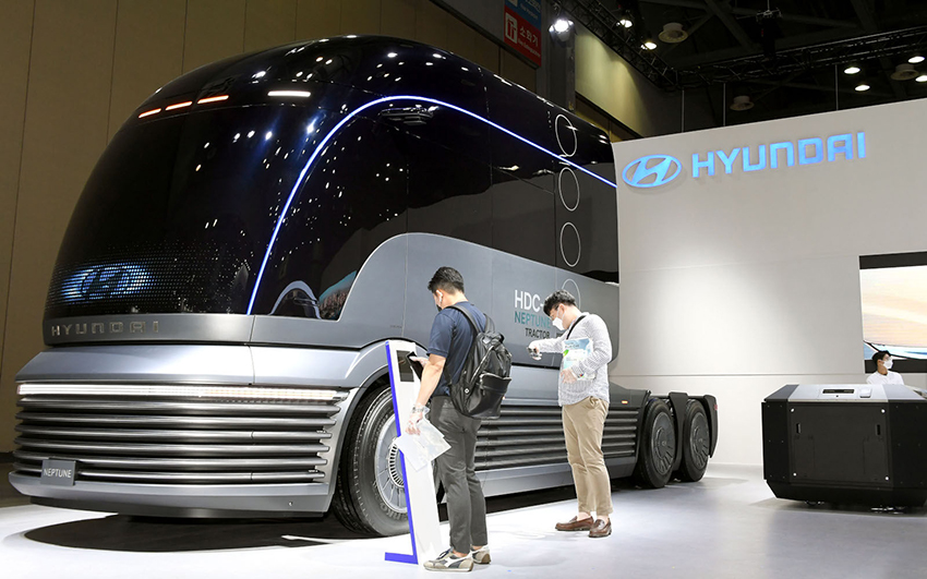Hyundai Motor acaba de presentar el HDC-6 Neptune en el H2 Mobility + Energy Show 2020, en Corea, a primeros de julio.