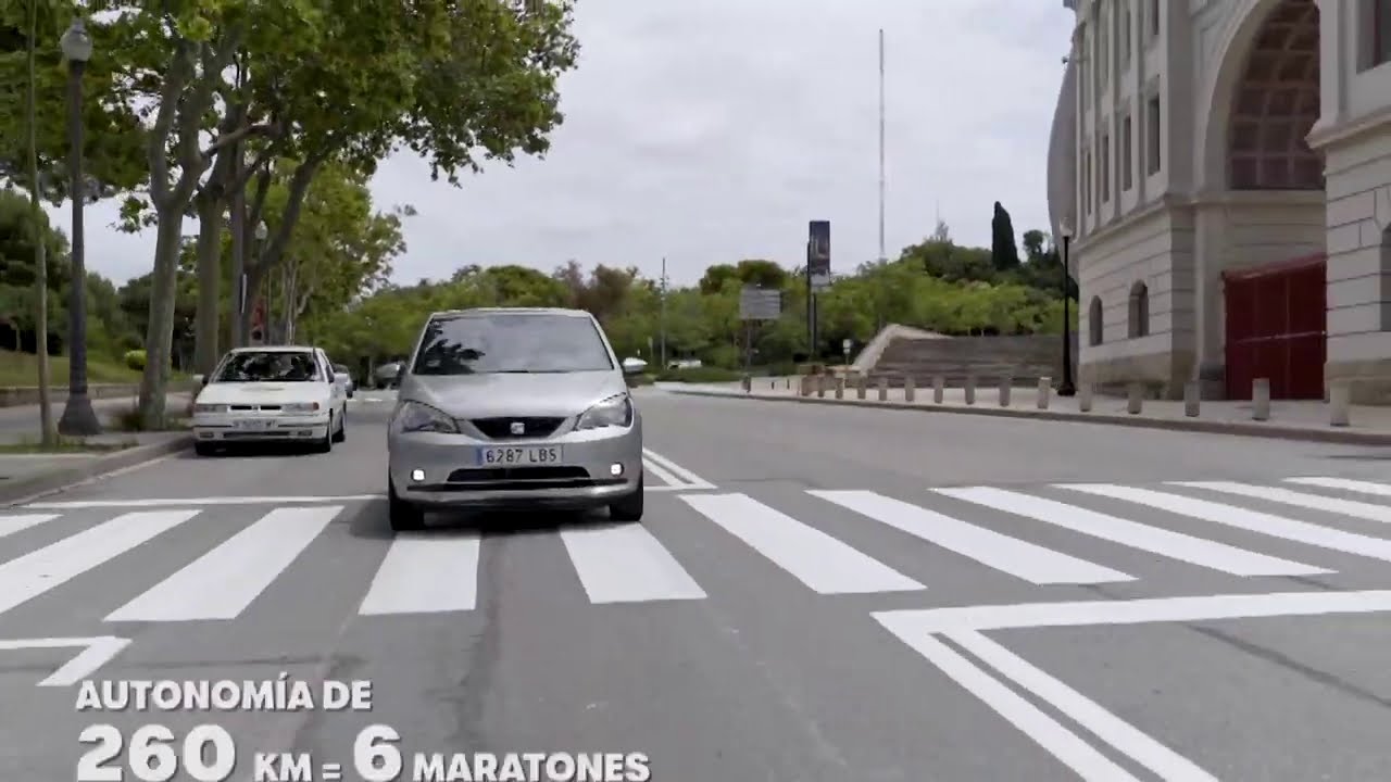 El SEAT Toledo eléctrico que abrió la Maratón de los Juegos Olímpicos de Barcelona vuelve a Montjuic