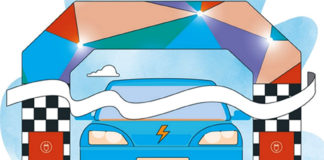 Informe sobre vehículos eléctricos y el cumplimiento de las normas europeas de emisiones de los fabricantes de automóviles. Ilustraciones: Transport & Environment.