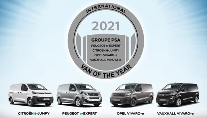 Premio “International Van Of The Year 2021” para las furgonetas eléctricas de PSA.