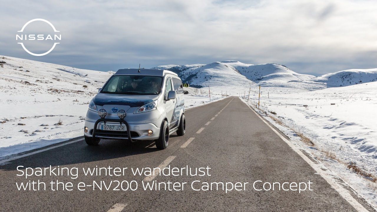 Nissan e-NV200 Winter Camper Concept, un gran paso hacia las aventuras invernales