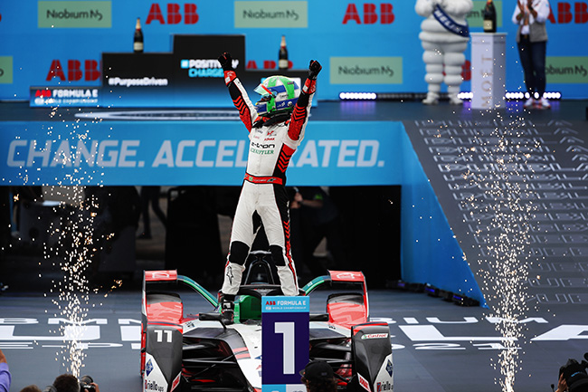 Lucas Di Grassi (BRA), Audi Sport ABT Schaeffler, vencedor de la 8ª carrera de la Fórmula E en México.