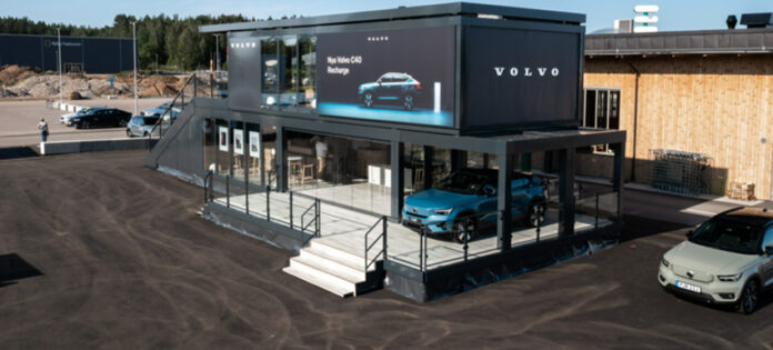 Estación de carga de Polestar y Volvo