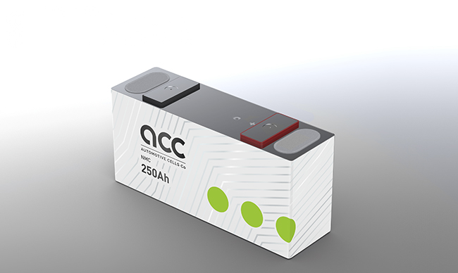 ACC battery cells. baterias coches electricos