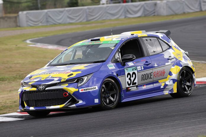 Toyota Corolla GR Sports de hidrógeno en las '24 horas de Fuji'.