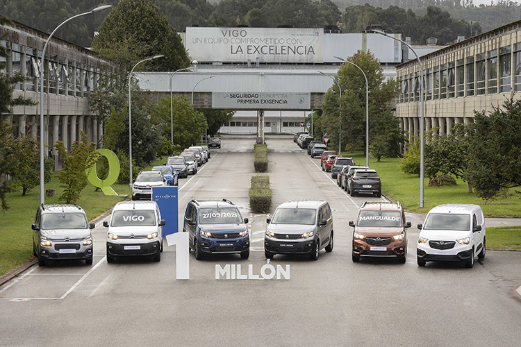 Más de un millón de furgonetas de nueva generación ha producido Stellantis entre la planta de Vigo y la de Mangualde.