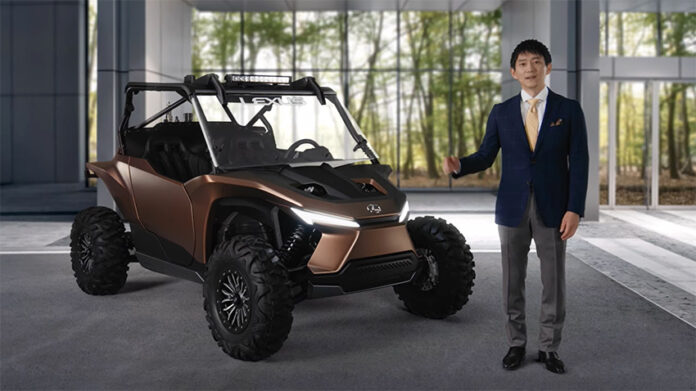 Hiroo Togashi, director general de Global Lexus Bran Management, presenta el ROV.