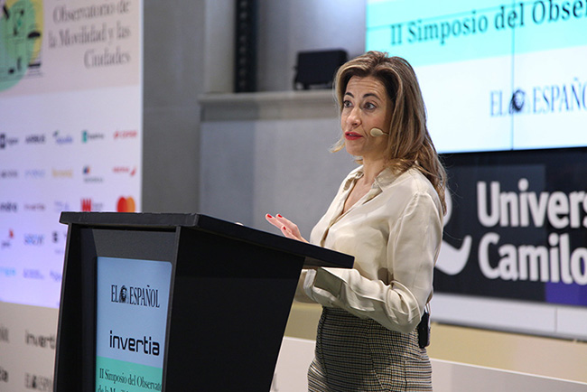 Raquel Sánchez Jiménez, ministra de Transportes, Movilidad y Agenda Urbana, ha hablado sobre el transporte público, su financiación y los retos de las ciudades.