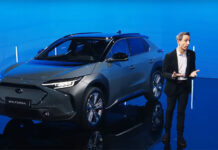 David Dello Sritto, director general de Ventas y Marketing de Subaru Europa, presenta el Solterra.