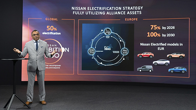 Ashwani Gupta, director ejecutivo de Nissan.
