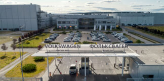 Planta de Volkswagen Group en Kaluga, al suroeste de Moscú.