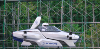 SD-03, uno de los coches voladores (eVTOL) desarrollado por Skydrive.