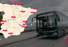 Pruebas de transporte público en España