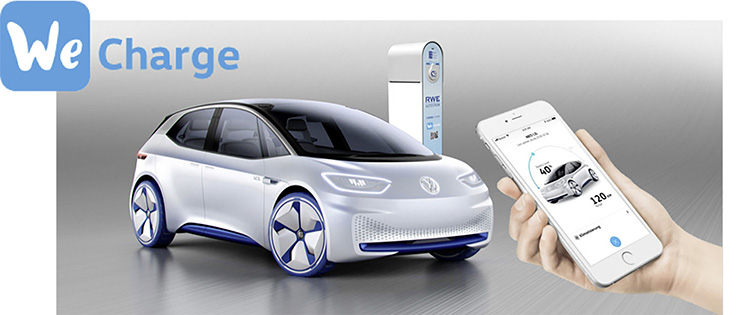 Volkswagen mobility platform “We Charge”.