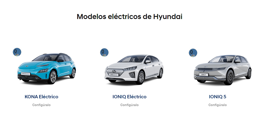 La web de Hyundai