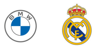 Logotipos de BMW y Real Madrid