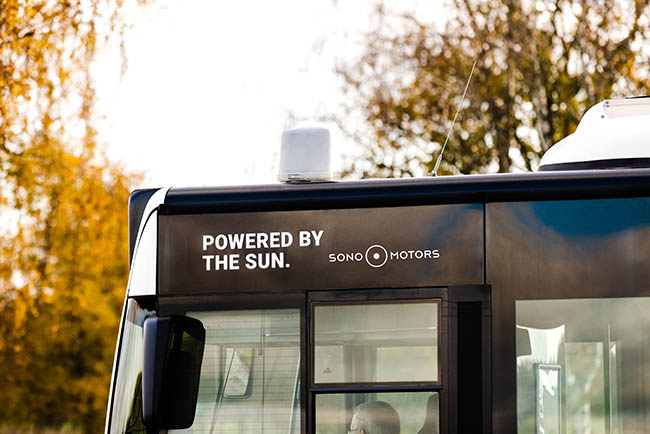 Autobús solar.