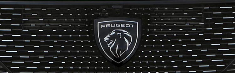 Nuevo logo que presentó Peugeot en 2021.