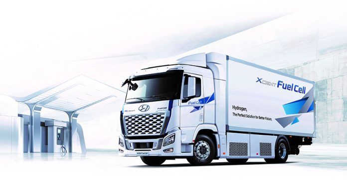 Hyundai XCIENT Fuel Cell.