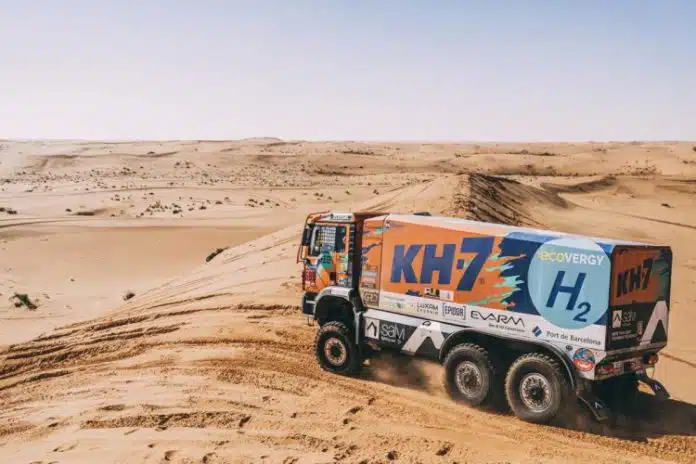 Así ha hecho historia el primer camión de hidrógeno en el Dakar