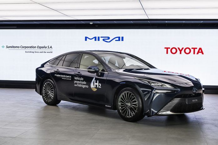 Coches de hidrógeno. Toyota Mirai de segunda generación.