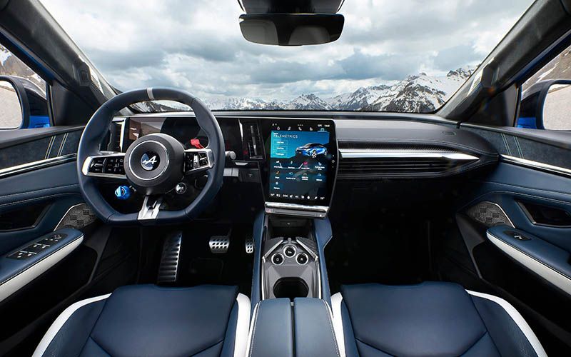 Alpine A390 interior Alpine A390 interior