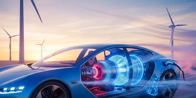 generador por aire para recargar coches eléctricos