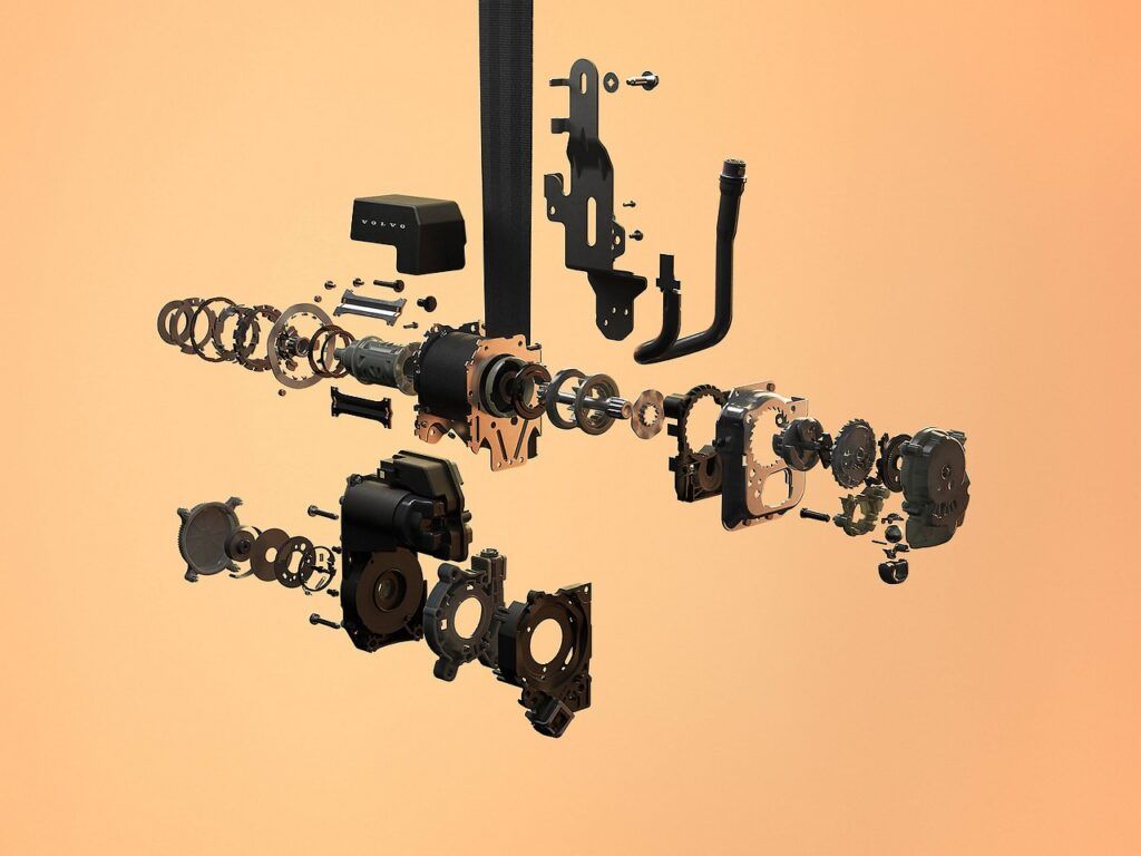 cinturón de seguridad adaptativo de Volvo