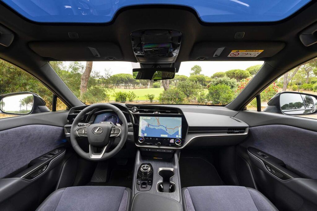 Interior nuevo Lexus RZ 2026